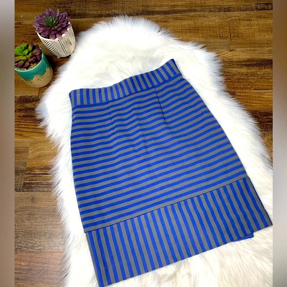 Anthropologie Plenty By Tracy Reese Striped Skirt - Picture 1 of 5